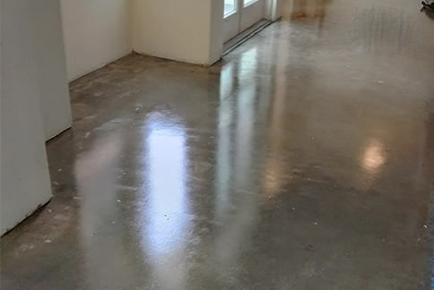 Grind and Sealed Concrete